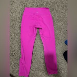 lululemon align leggings 25” sonic pink